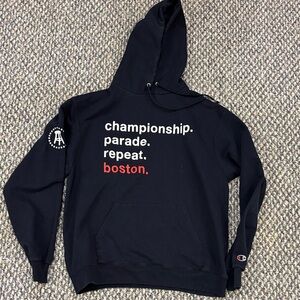 Champion Black Boston Hoodie